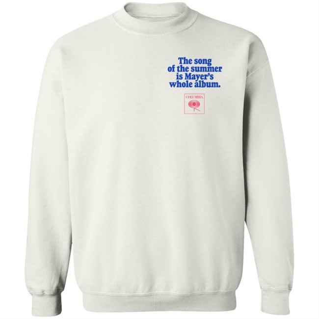 John Mayer Store Merch Sob Rock Universe Billboard - Song of the Summer Is Mayer’s Whole Album Tee Shirt John Mayer Store Merch Sob Rock Universe Billboard - Song of the Summer Is Mayer’s Whole Album Tee Shirt