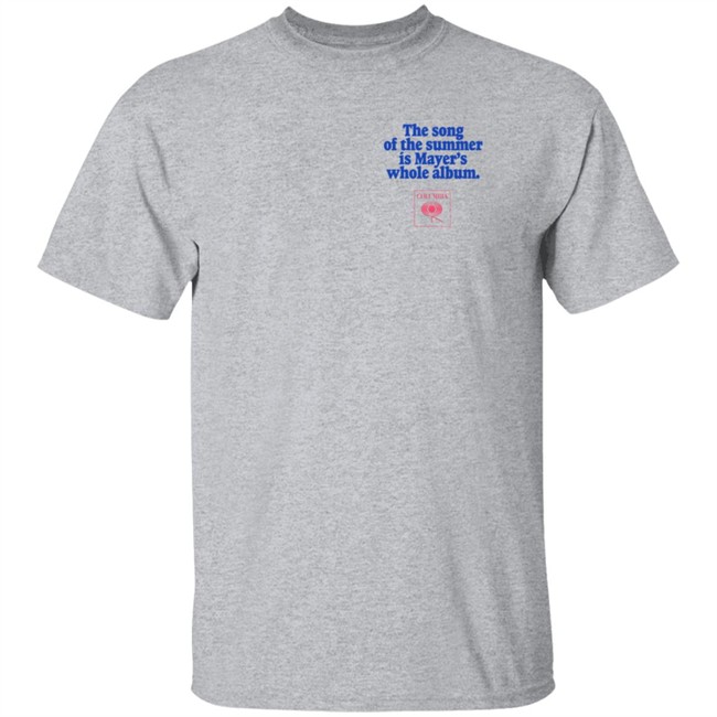 John Mayer Store Merch Sob Rock Universe Billboard - Song of the Summer Is Mayer’s Whole Album Tee Shirt John Mayer Store Merch Sob Rock Universe Billboard - Song of the Summer Is Mayer’s Whole Album Tee Shirt