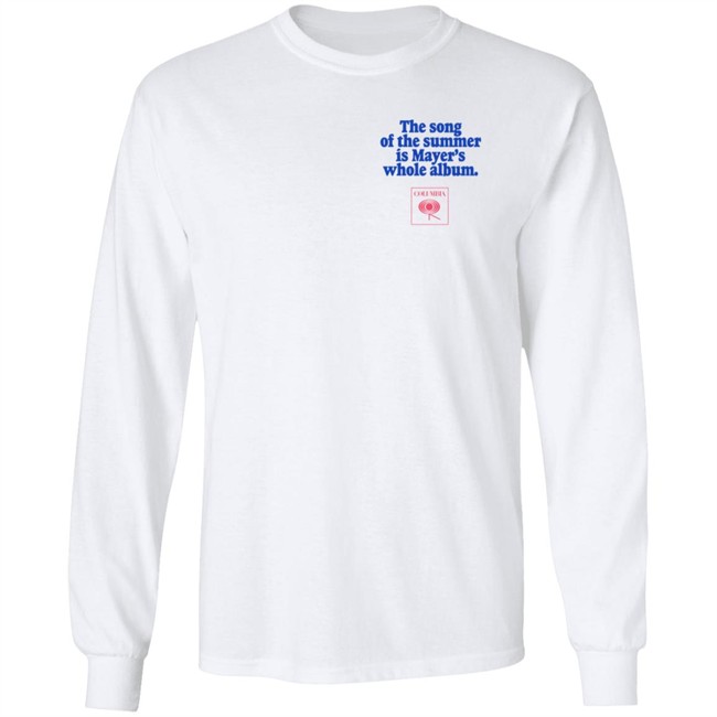 John Mayer Store Merch Sob Rock Universe Billboard - Song of the Summer Is Mayer’s Whole Album Tee Shirt John Mayer Store Merch Sob Rock Universe Billboard - Song of the Summer Is Mayer’s Whole Album Tee Shirt