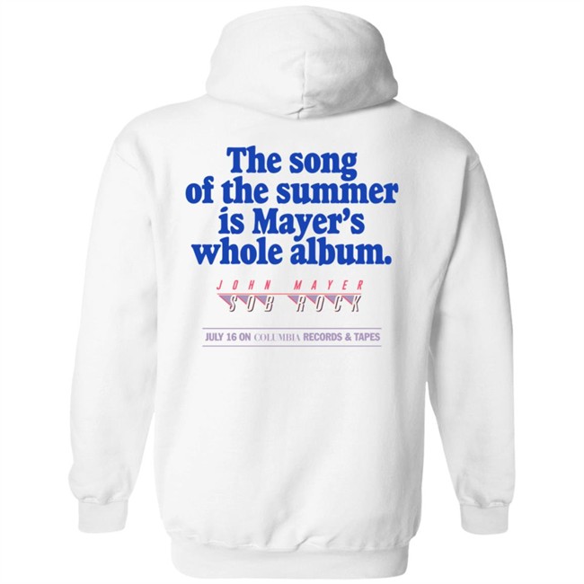John Mayer Store Merch Sob Rock Universe Billboard - Song of the Summer Is Mayer’s Whole Album Tee Shirt John Mayer Store Merch Sob Rock Universe Billboard - Song of the Summer Is Mayer’s Whole Album Tee Shirt