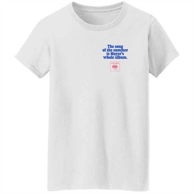 John Mayer Store Merch Sob Rock Universe Billboard - Song of the Summer Is Mayer’s Whole Album Tee Shirt John Mayer Store Merch Sob Rock Universe Billboard - Song of the Summer Is Mayer’s Whole Album Tee Shirt