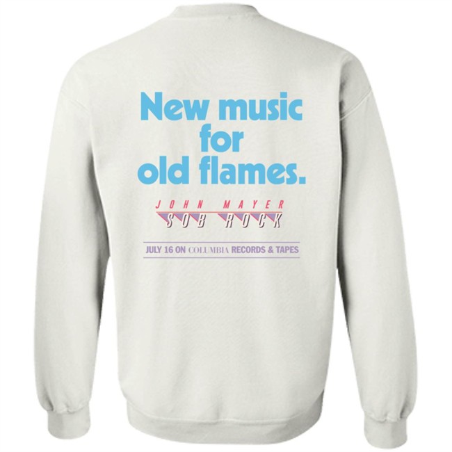 John Mayer Store Merch Sob Rock Universe Billboard – New Music for Old Flames Tee Shirt John Mayer Store Merch Sob Rock Universe Billboard – New Music for Old Flames Tee Shirt