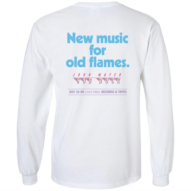 John Mayer Store Merch Sob Rock Universe Billboard – New Music for Old Flames Tee Shirt John Mayer Store Merch Sob Rock Universe Billboard – New Music for Old Flames Tee Shirt