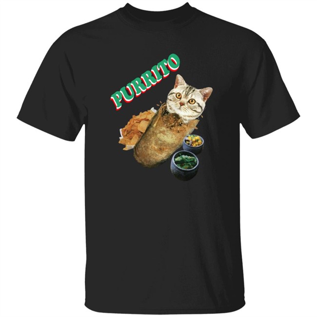 James Gunn The Suicide Squad Purrito Cat In A Burrito Shirt