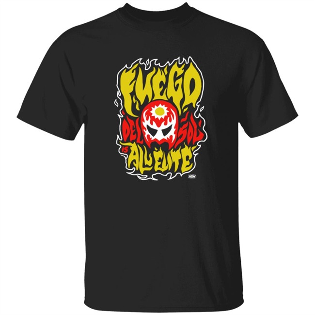 All Elite Wrestling Merch Fire Nation Fuego Del Sol - Blaze Shirt