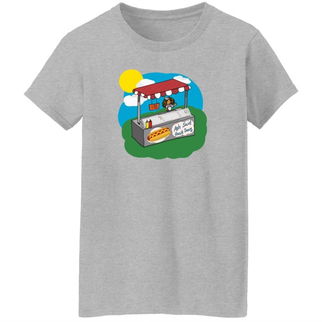 Ashsaidhi Ash Said Hawt Dawg Stand Shirt Loan - Ashsaidhi Ash Said Hawt Dawg Stand Shirt