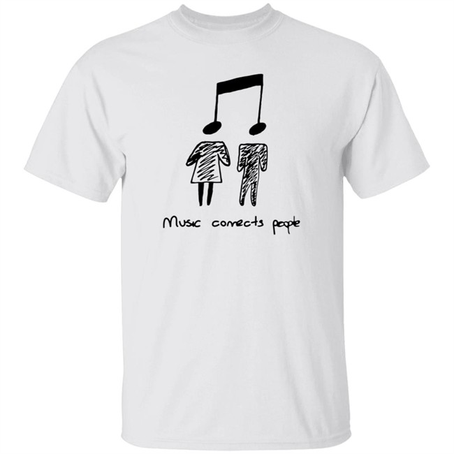 David Crosby Music Connects People Crew Shirt David Crosby Music Connects People Crew Shirt