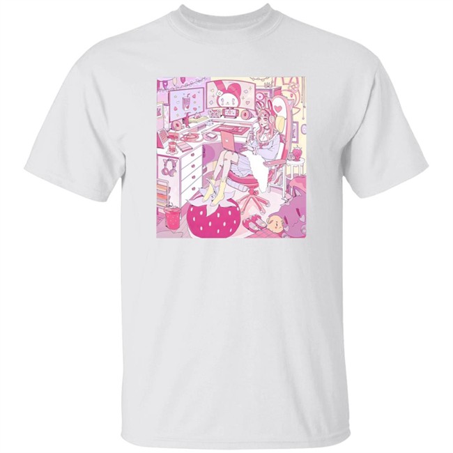 HongVan - Kirumade Fuku Mono Strawberry Mood Shirt Vacuum