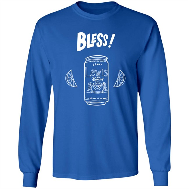 Jenny Lewis Merch Bless! Black Tee Shirt Hang - Jenny Lewis Merch Bless! Black Tee Shirt