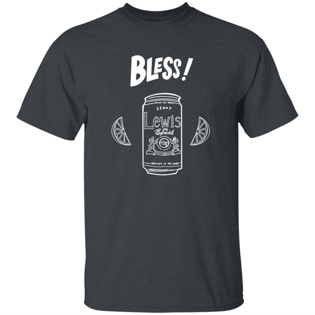 Jenny Lewis Merch Bless! Black Tee Shirt Hang - Jenny Lewis Merch Bless! Black Tee Shirt