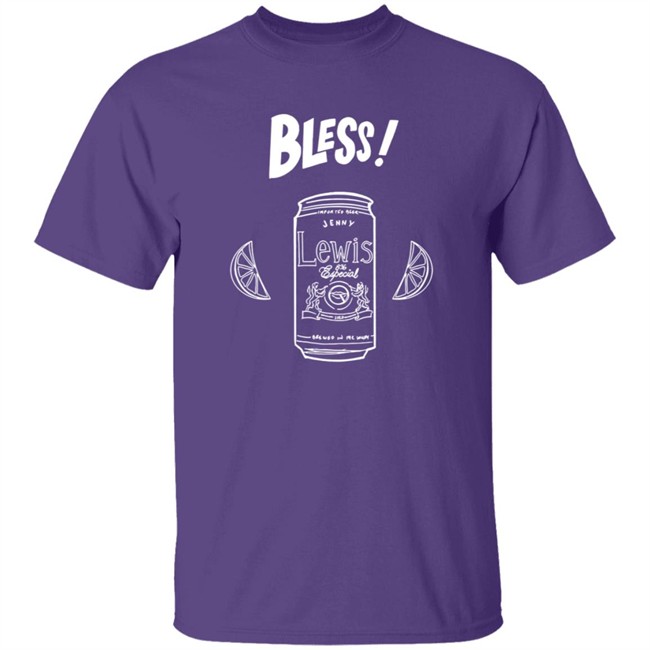 Jenny Lewis Merch Bless! Black Tee Shirt Hang - Jenny Lewis Merch Bless! Black Tee Shirt