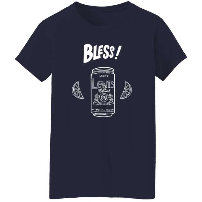 Jenny Lewis Merch Bless! Black Tee Shirt Hang - Jenny Lewis Merch Bless! Black Tee Shirt