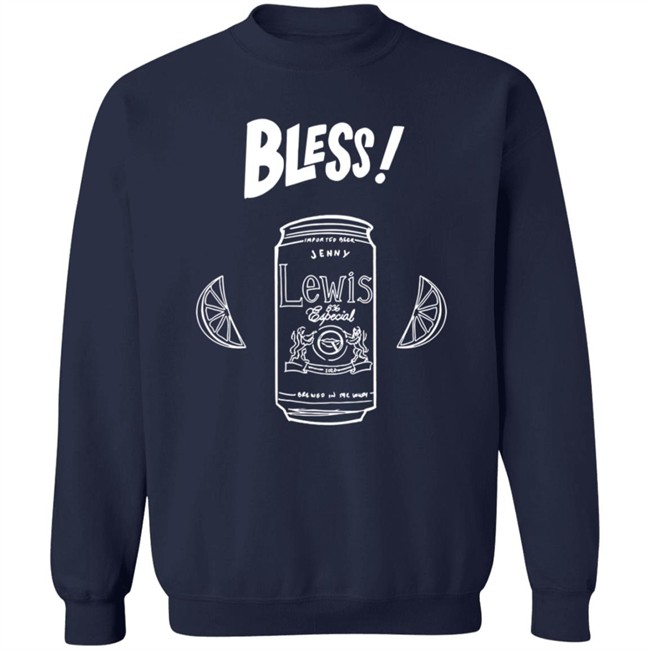 Jenny Lewis Merch Bless! Black Tee Shirt Hang - Jenny Lewis Merch Bless! Black Tee Shirt