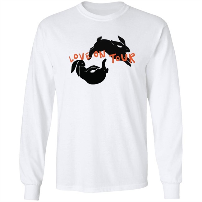 Harry Style Merch Love On Tour Jump Rabbit Shirt Hldtour HongVan - Harry Style Merch Love On Tour Jump Rabbit Shirt Hldtour