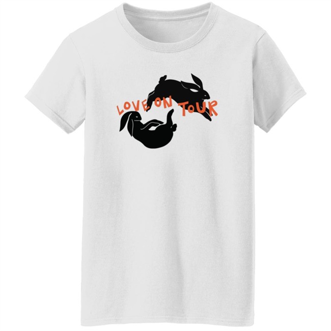 Harry Style Merch Love On Tour Jump Rabbit Shirt Hldtour HongVan - Harry Style Merch Love On Tour Jump Rabbit Shirt Hldtour