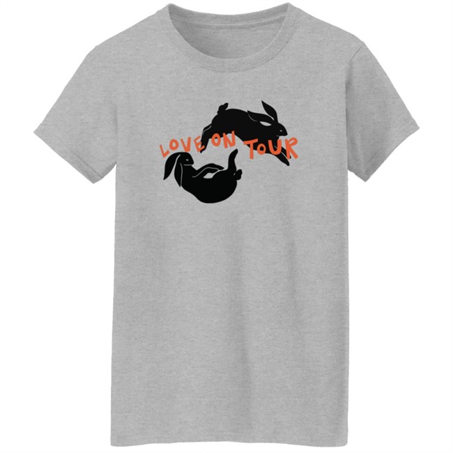 Harry Style Merch Love On Tour Jump Rabbit Shirt Hldtour HongVan - Harry Style Merch Love On Tour Jump Rabbit Shirt Hldtour