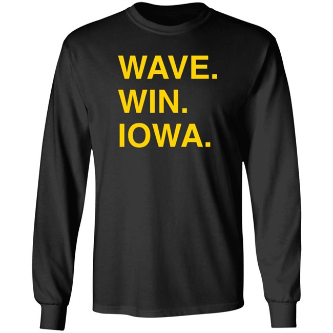 Obvious Shirts Merch Wave Win Iowa Shirt By Cody Hills UI Childrens Hawkeyes ThuHang - Obvious Shirts Merch Wave Win Iowa Shirt By Cody Hills UI Childrens Hawkeyes