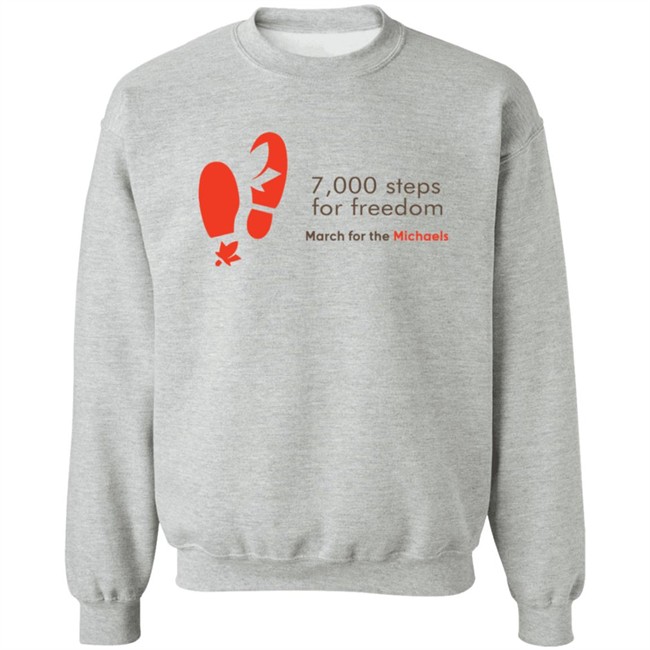 7000 Steps For Freedom March For The Michaels T Shirt #Bringthemhome Hang - 7000 Steps For Freedom March For The Michaels T Shirt #Bringthemhome