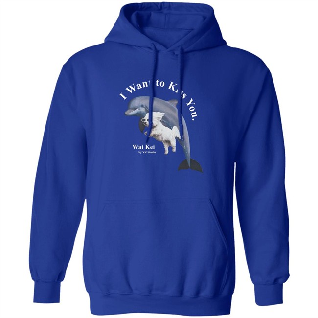 Wai Kei I Want To Kiss You Puppy Dolphin Jumping Shirt YK Studio HongVan - Wai Kei I Want To Kiss You Puppy Dolphin Jumping Shirt YK Studio