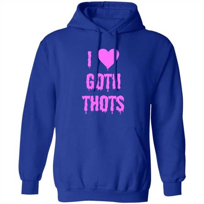 Hantless Merch I Love Goth Thots Shirt Duyen - Hantless Merch I Love Goth Thots Shirt