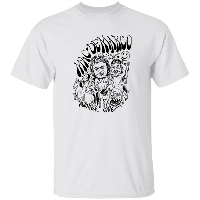 Mac Demarco Merch Mac Demarco Another One White T Shirt Mac Demarco Merch Mac Demarco Another One White T Shirt