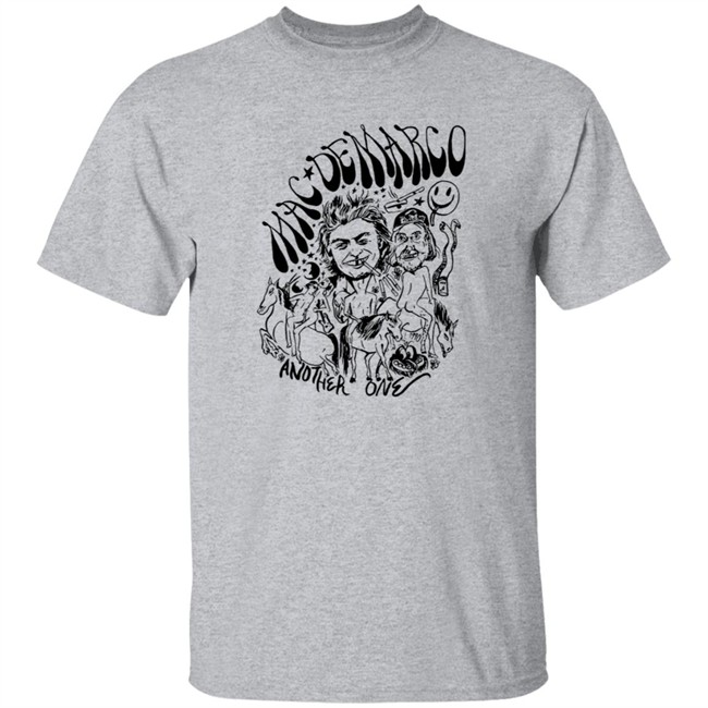 Mac Demarco Merch Mac Demarco Another One White T Shirt Hang - Mac Demarco Merch Mac Demarco Another One White T Shirt