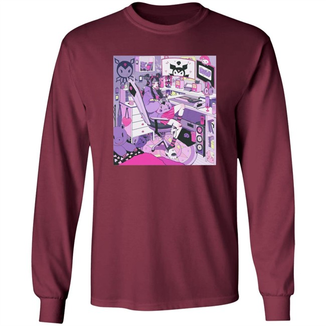 Kiru Made Merch Lavender Mood Cut And Sew Wide Body Shirt Vacuum Kiru Made Merch Lavender Mood Cut And Sew Wide Body Shirt Vacuum
