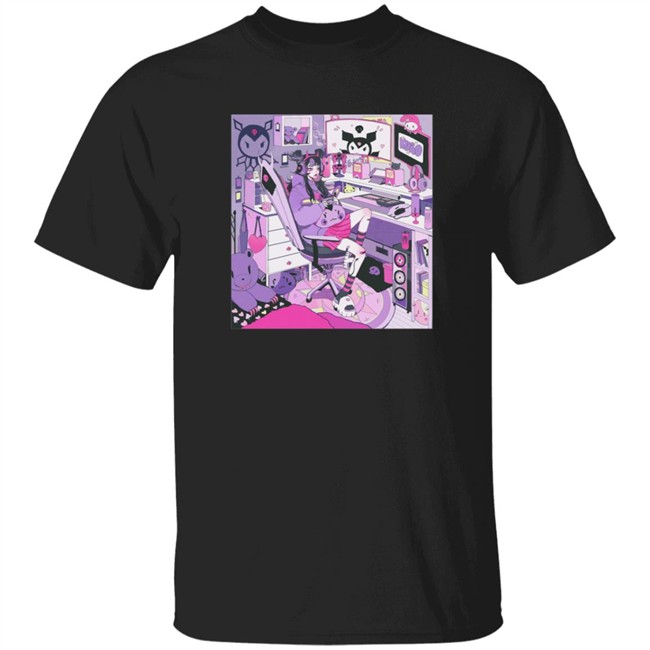Kiru Made Merch Lavender Mood Cut And Sew Wide Body Shirt Vacuum