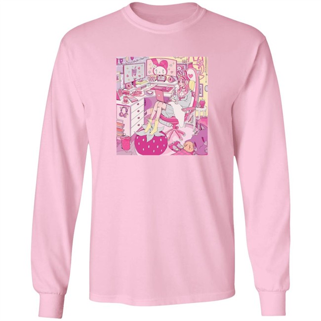Kiru Made Merch Strawberry Mood Taper Fit Tee Shirt Vacuum Kiru Made Merch Strawberry Mood Taper Fit Tee Shirt Vacuum