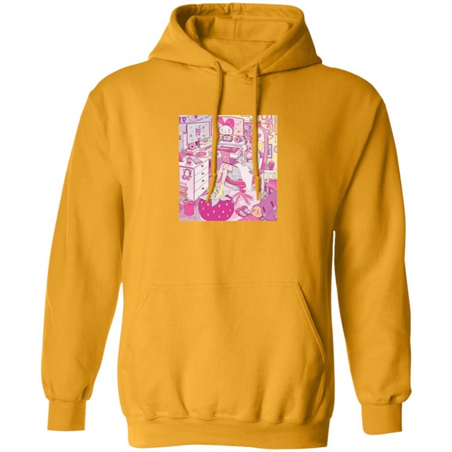 Kiru Made Merch Strawberry Mood Taper Fit Tee Shirt Vacuum Kiru Made Merch Strawberry Mood Taper Fit Tee Shirt Vacuum