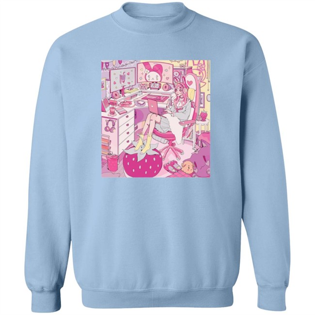 Kiru Made Merch Strawberry Mood Taper Fit Tee Shirt Vacuum Kiru Made Merch Strawberry Mood Taper Fit Tee Shirt Vacuum