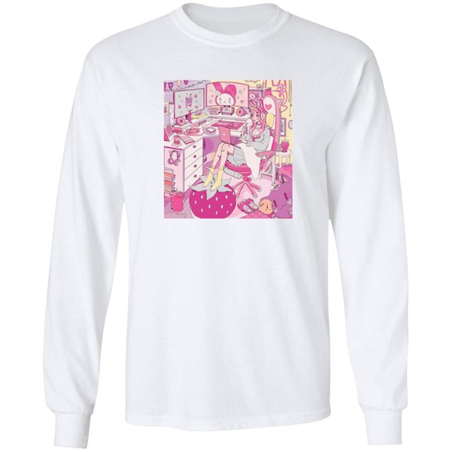 Kiru Made Merch Strawberry Mood Taper Fit Tee Shirt Vacuum Kiru Made Merch Strawberry Mood Taper Fit Tee Shirt Vacuum