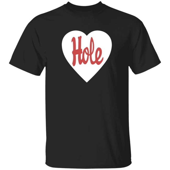HongVan - Vintage 1994 Hole Heart Shirt Dinosaurdracula