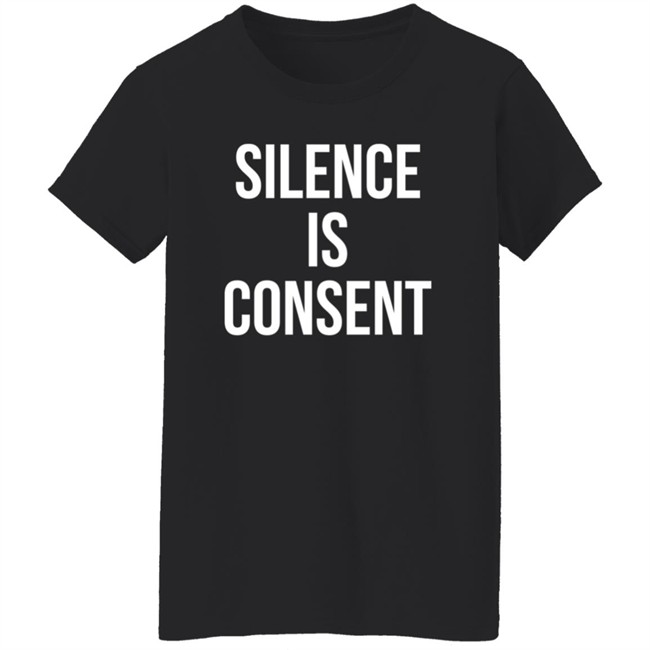 Silence Is Consent Long Sleeve T Shirt Usher Hang - Silence Is Consent Long Sleeve T Shirt Usher