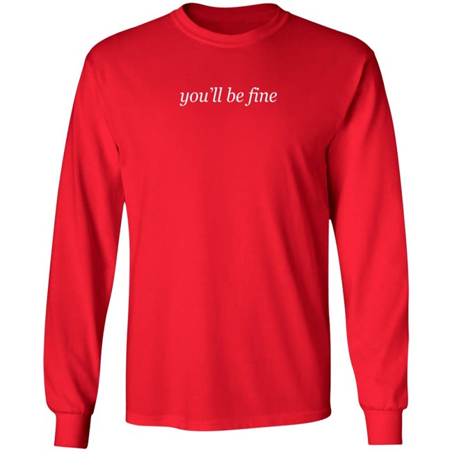 Hot Mulligan Merch You'll Be Fine Sweatshirt Duyen - Hot Mulligan Merch You'll Be Fine Sweatshirt
