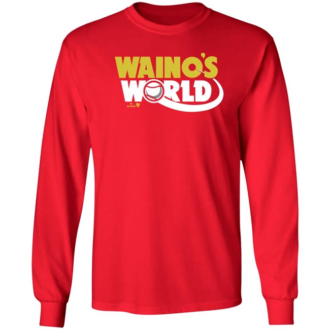BreakingT Adam Wainwright Waino's World Shirt Nhung - BreakingT Adam Wainwright Waino's World