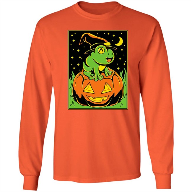 Hang - BoomerNA Pumpkin Frog Tee Shirt BoomerNA Merch Hang - BoomerNA Pumpkin Frog Tee Shirt BoomerNA Merch
