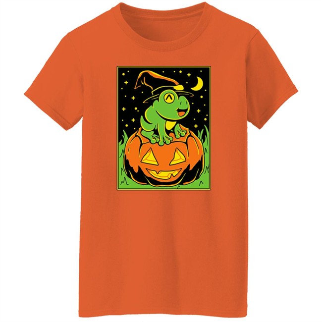 Hang - BoomerNA Pumpkin Frog Tee Shirt BoomerNA Merch Hang - BoomerNA Pumpkin Frog Tee Shirt BoomerNA Merch