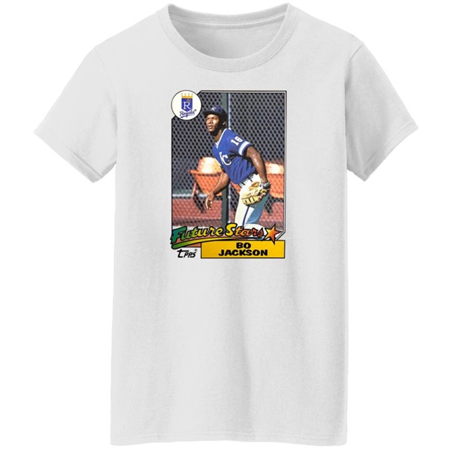 Homage Store 1987 Topps Future Stars Bo Jackson Royals Shirt Nhung - Homage Store 1987 Topps Future Stars Bo Jackson Royals Shirt