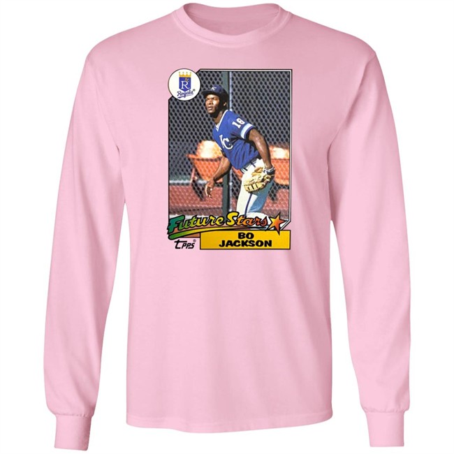 Homage Store 1987 Topps Future Stars Bo Jackson Royals Shirt Nhung - Homage Store 1987 Topps Future Stars Bo Jackson Royals Shirt