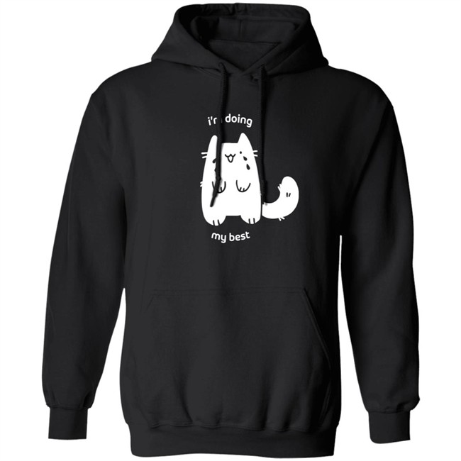 Crowlines Merch I'm Doing My Best Crying Cat T Shirt Crowlines Merch I'm Doing My Best Crying Cat T Shirt