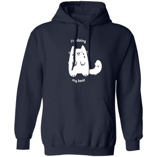 Crowlines Merch I'm Doing My Best Crying Cat T Shirt Crowlines Merch I'm Doing My Best Crying Cat T Shirt