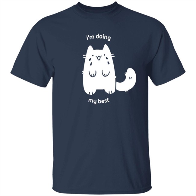 Crowlines Merch I'm Doing My Best Crying Cat T Shirt Crowlines Merch I'm Doing My Best Crying Cat T Shirt