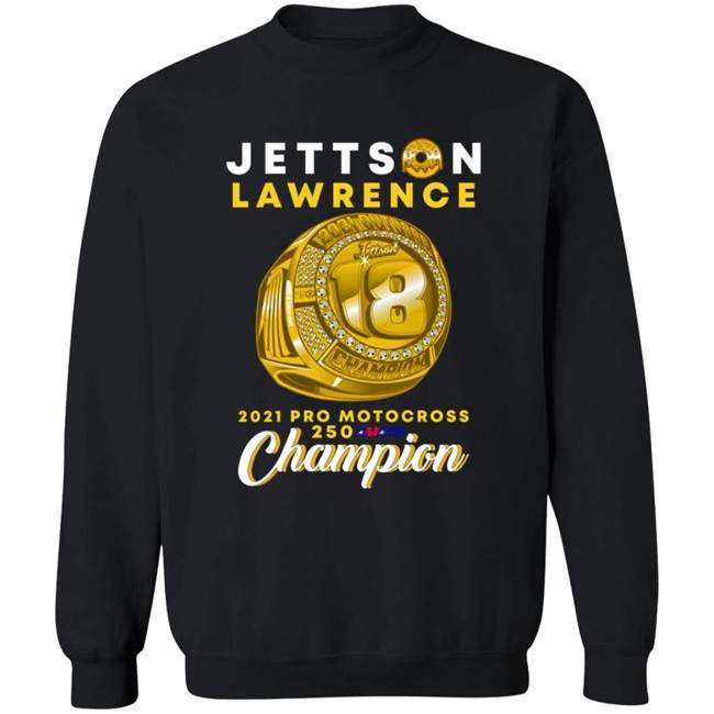 Jettson Lawrence Merch Jettson Champ Ring Jett Lawrence Merch Sweatshirt