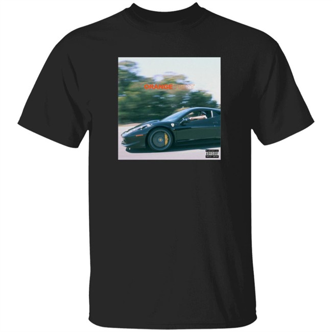 Larry June Merch Orange Print Album Tee Shirt Larry June Merch Orange Print Album Tee Shirt