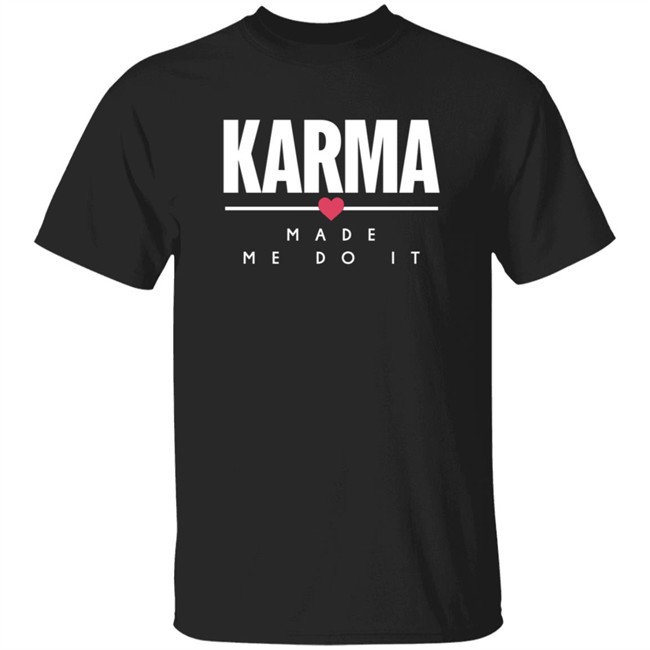 Hybrid Apparel Blk Karma Made Me Do It Tee Shirt Jamie Ott Blom