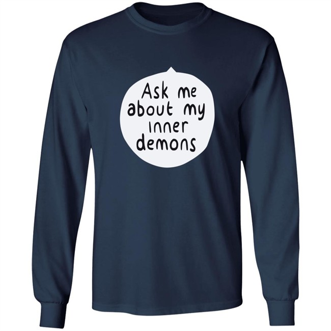 Life Is Strange Merch Hot Topic Ask Me About My Inner Demons Speech Bubble Shirt Phong - Life Is Strange Merch Hot Topic Ask Me About My Inner Demons Speech Bubble Shirt