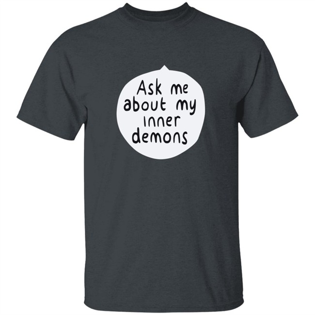 Life Is Strange Merch Hot Topic Ask Me About My Inner Demons Speech Bubble Shirt Phong - Life Is Strange Merch Hot Topic Ask Me About My Inner Demons Speech Bubble Shirt