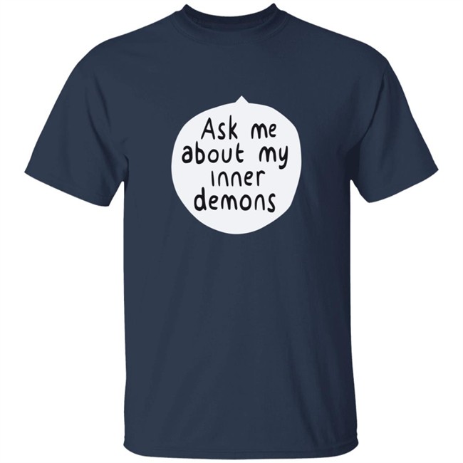 Life Is Strange Merch Hot Topic Ask Me About My Inner Demons Speech Bubble Shirt Phong - Life Is Strange Merch Hot Topic Ask Me About My Inner Demons Speech Bubble Shirt