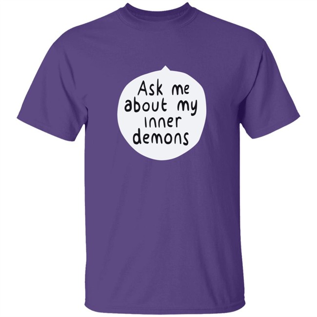 Life Is Strange Merch Hot Topic Ask Me About My Inner Demons Speech Bubble Shirt Phong - Life Is Strange Merch Hot Topic Ask Me About My Inner Demons Speech Bubble Shirt
